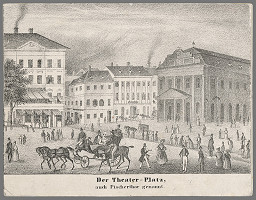 Antal József Strohmayer, Johann Höfelich, C.F. Wigand – Divadelné námestie v Bratislave 