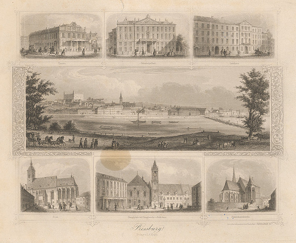 Franz Hablitschek – Pohľady na Bratislavu a jej interiéry 