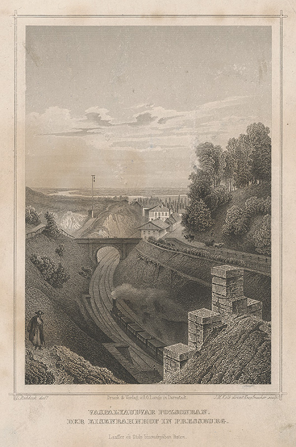 Ludwig Rohbock – Železnica pri Bratislave 