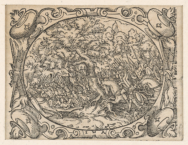 Stredoeurópsky grafik z 2. polovice 17. storočia – Ilustrácia zo Starého zákona 