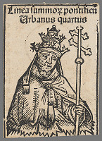 Stredoeurópsky grafik z 1. polovice 16. storočia – Pápež Urban IV. 