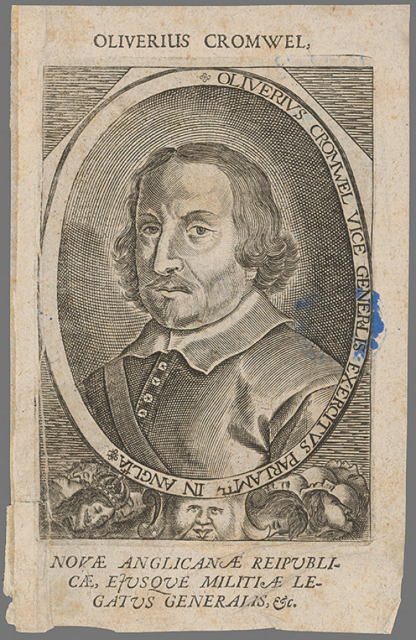 Stredoeurópsky grafik z 2. polovice 17. storočia – Portrét generála Cromwela 