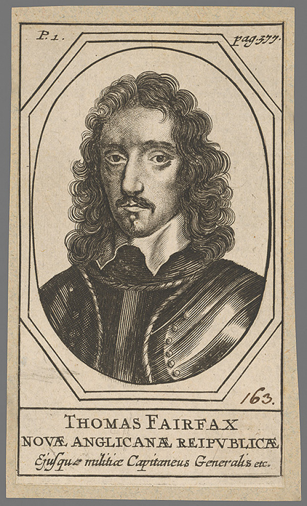 Stredoeurópky grafik z 2. polovice 18. storočia – Portrét generála Tomáša Fairfaxa 
