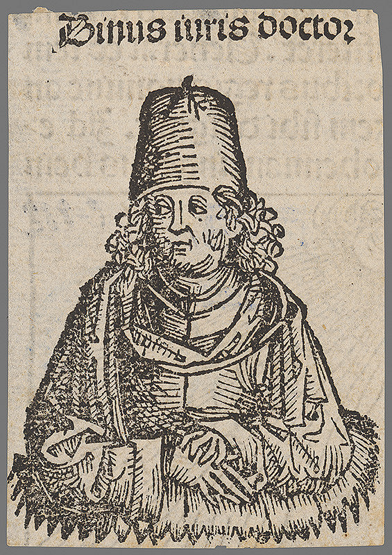 Stredoeurópsky grafik z 1. polovice 16. storočia – Pápež Binus 