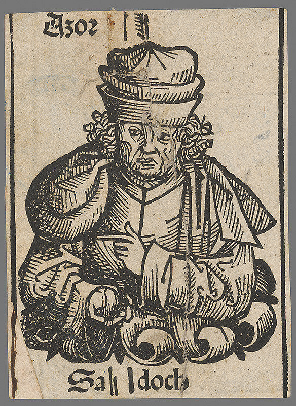 Stredoeurópsky grafik z 1. polovice 16. storočia – Pápež Asor Sah-doch 