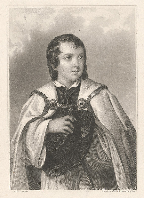 Karl Mahlknecht, Miklós Barabás – Chlapec v uhorskom kroji 