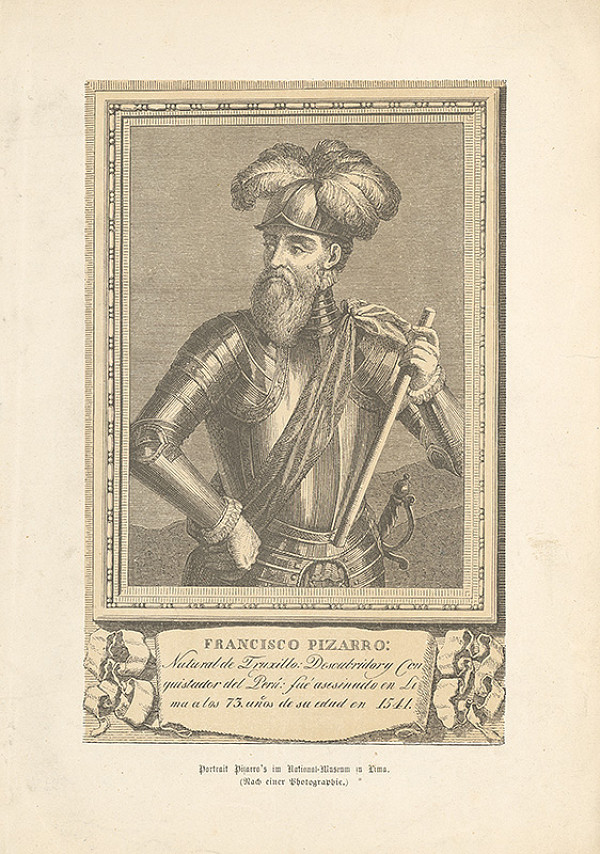 Stredoeurópsky grafik z 19. storočia – F.Pizarro 