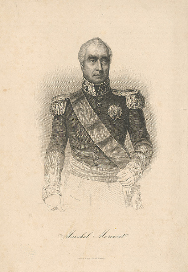 August Weger – Portrét maršala Marmonte 