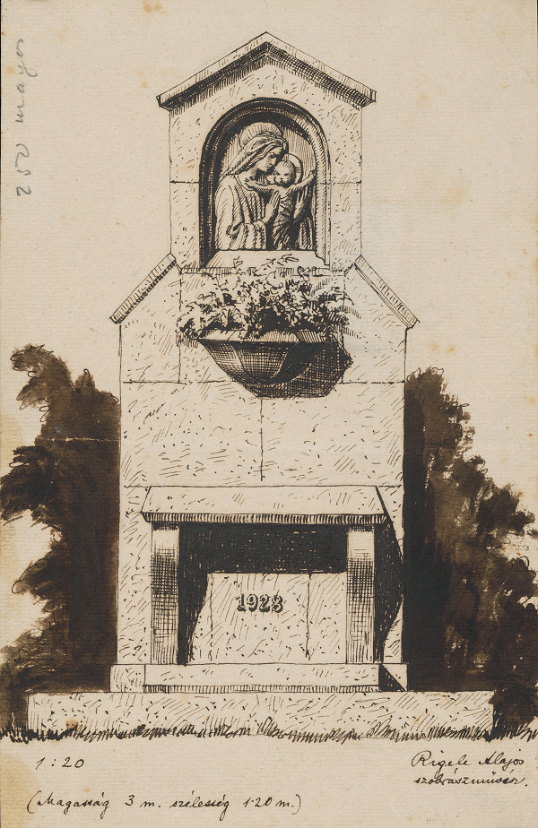 Alojz Rigele – Návrh na pomník 