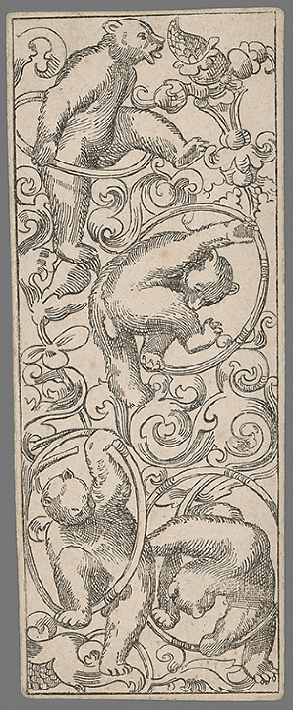 Stredoeurópsky grafik z 2. polovice 19. storočia – Návrh na ornament 
