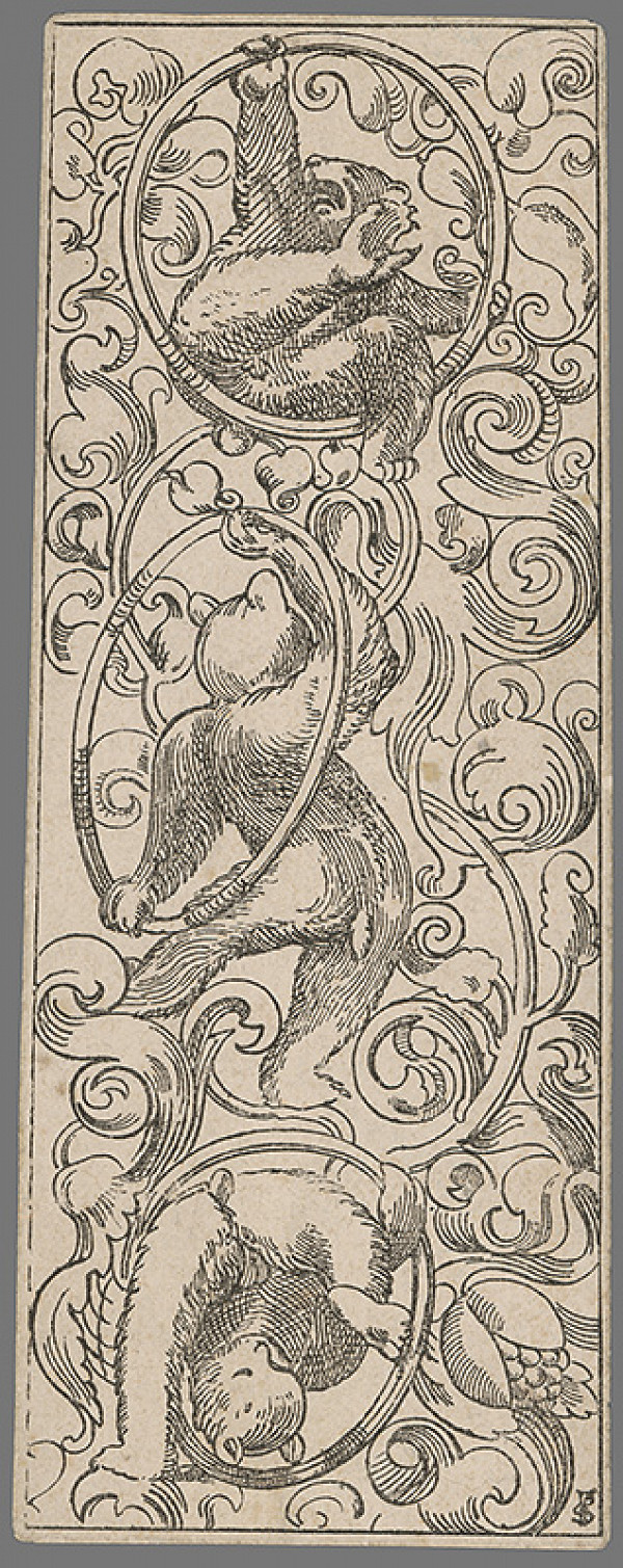 Stredoeurópsky grafik z 2. polovice 19. storočia – Návrh na ornament 