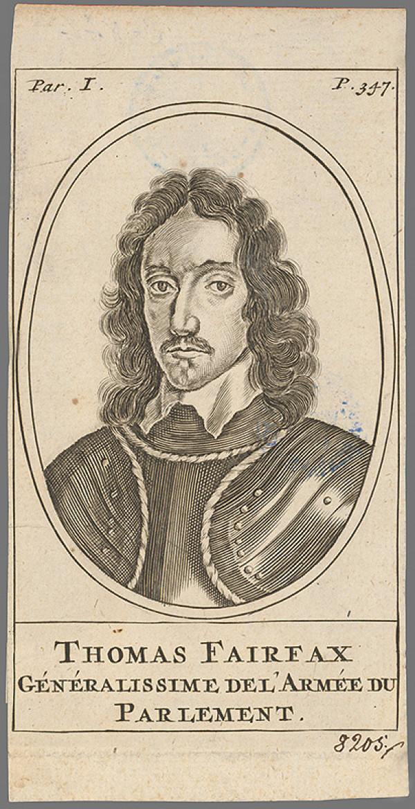 Stredoeurópsky grafik z 2. polovice 18. storočia – Podobizeň generála Tomáša Fairfana 