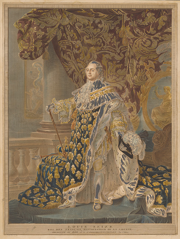 Charles-Clément Bervic, Antoine Francois Callet – Ľudovít XVI. 