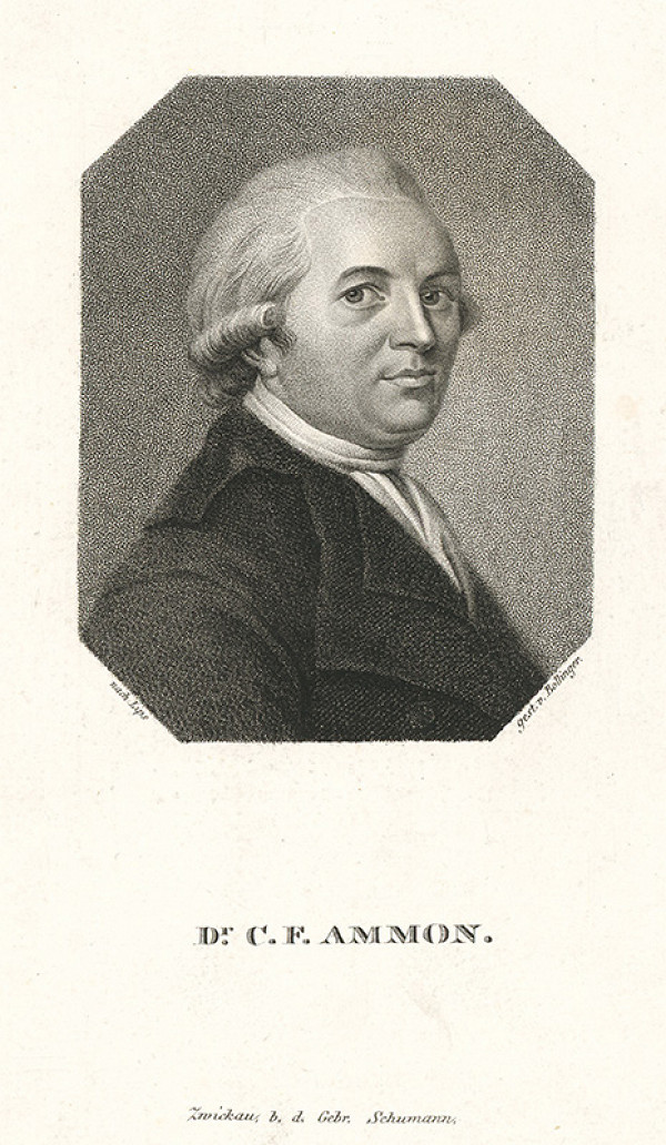 Friedrich Wilhelm Bollinger, Johann Jacob Lips – Portrét Christopha Friedricha Ammona 