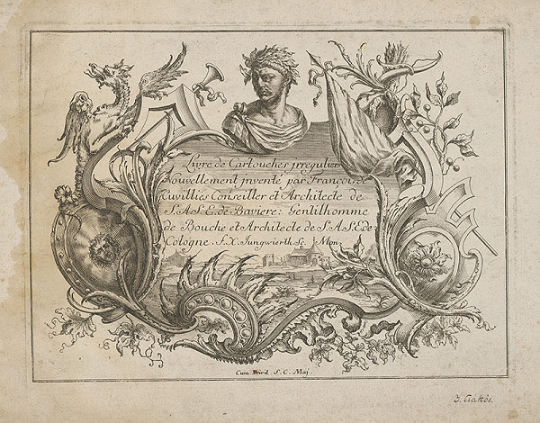 Franz Xaver Andreas Jungwirth – Titulný list knihy kartuší 