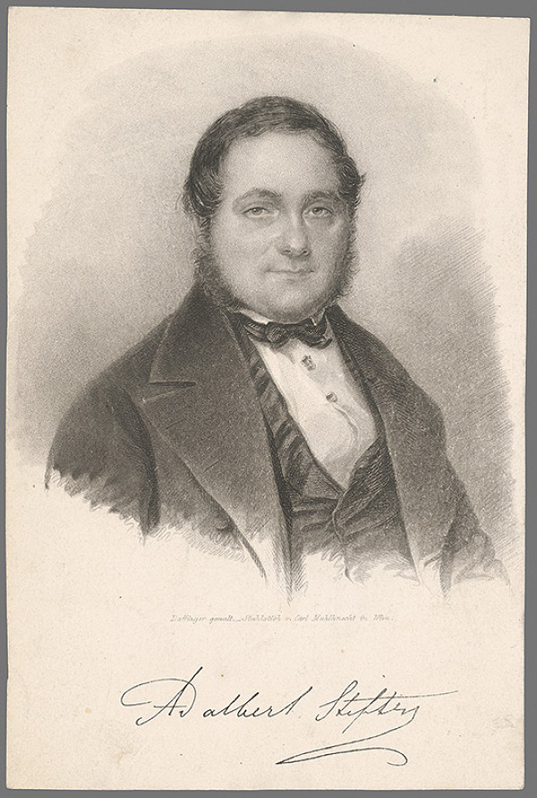 Karl Mahlknecht, Moritz Michael Daffinger – Portrét Adalberta Stiftera 