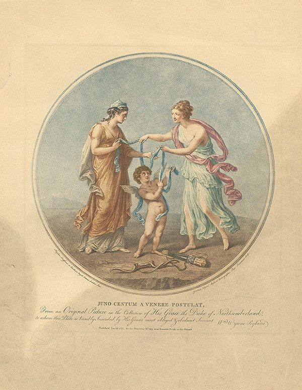 Gutistmus Wynne Ryland, Angelica Kauffmann – Juno a Venuša 