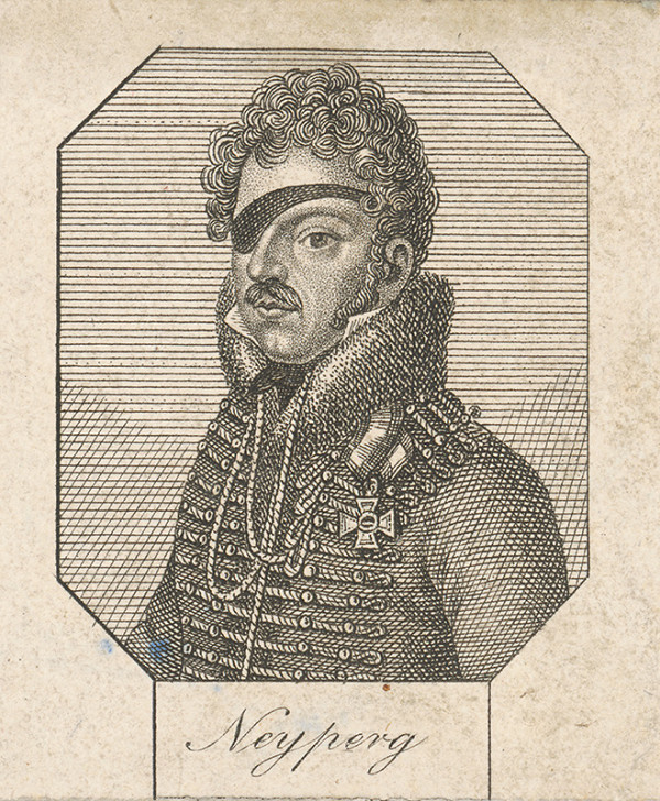 Stredoeurópsky grafik z 1. polovice 19. storočia – Podobizeň generála Neyperga 