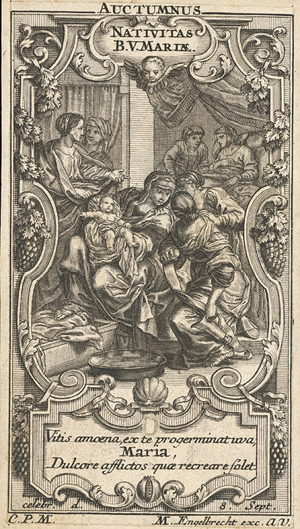 Neznámy autor, Carlo Maratti, Martin Engelbrecht – Narodenie Panny Márie