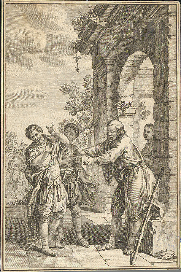 Stredoeurópsky autor z 18. storočia – Slepý starec 