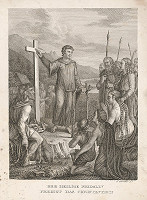 François Jacques Oberthür – Svätý Fridolín prisahá na kríž 