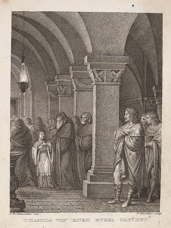 François Jacques Oberthür, Johann Michael Mettenleiter – Tassilo vedený anjelom 