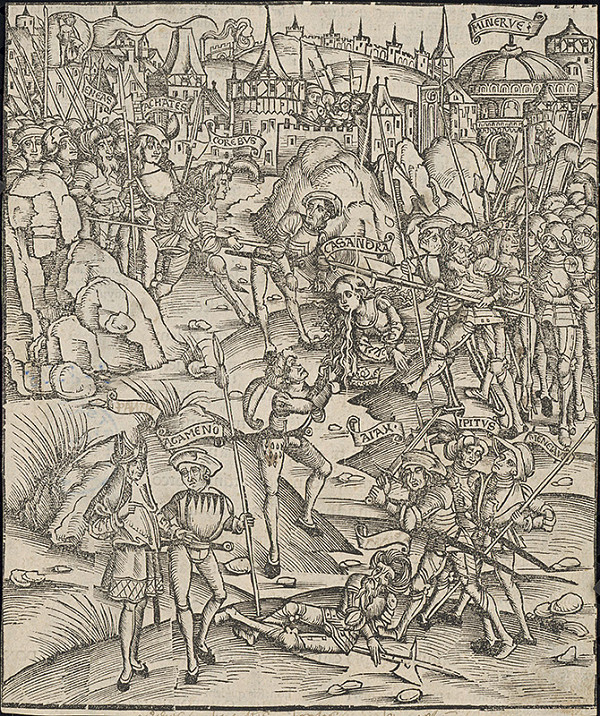 Stredoeurópsky autor z 15. storočia – Bojová scéna 