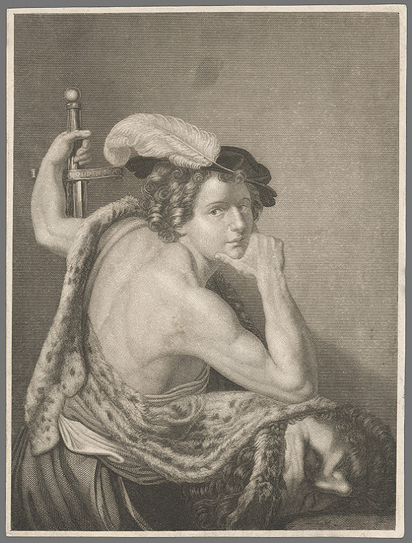 Stredoeurópsky grafik z 18. storočia – David 