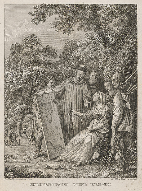 François Jacques Oberthür, Johann Michael Mettenleiter – Mesto bude vystavané 