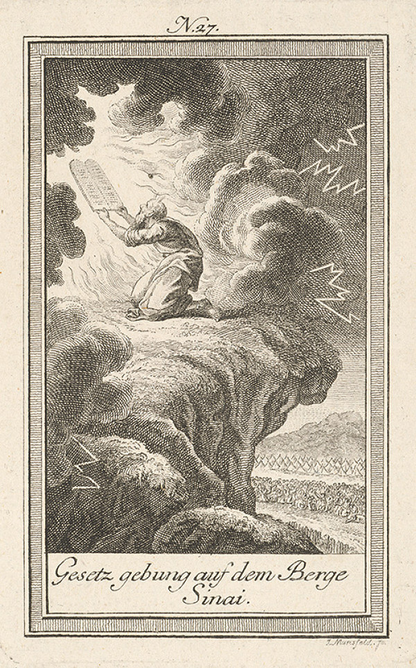 Josef Mansfeld – Mojžiš na hore Sinai 