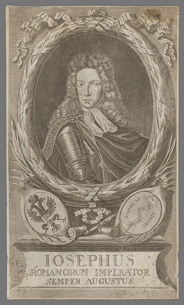 Martin Bernigeroth – Portrét cisára Jozefa I. 