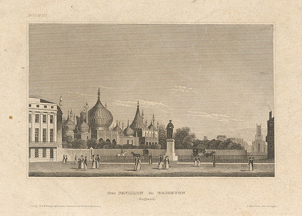 Nemecký grafik z 19. storočia – Pavilón v Brightone 