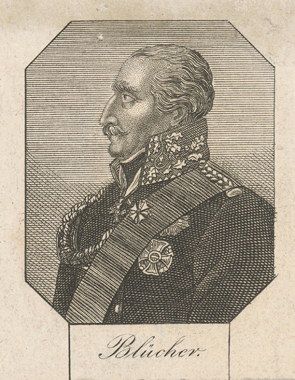 Stredoeurópsky grafik zo začiatku 19. storočia – Portrét generála Bluchera 