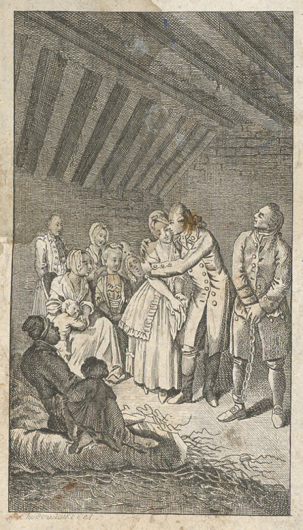 Daniel Nikolaus Chodowiecki – Rozlúčenie v žalári 