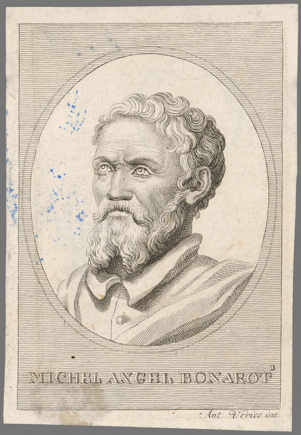 Antonio Verico – Podobizeň Michel Angela Buonarottiho 