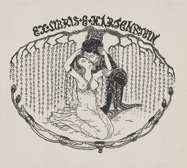 Stredoeurópsky grafik z 20. storočia – Ex libris E. Hartenstein 