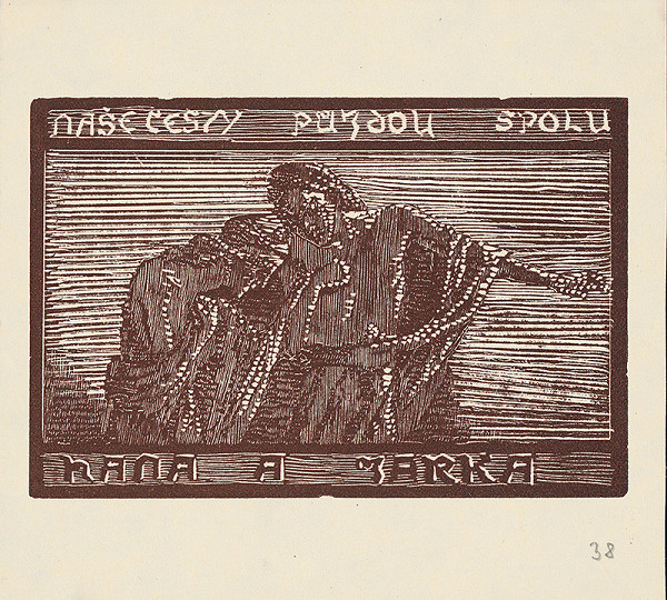 František Bílek – Ex libris Hana a Jarka 