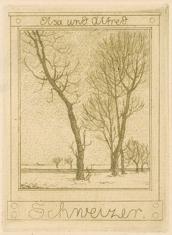 Stredoeurópsky grafik z 20. storočia – Ex libris 