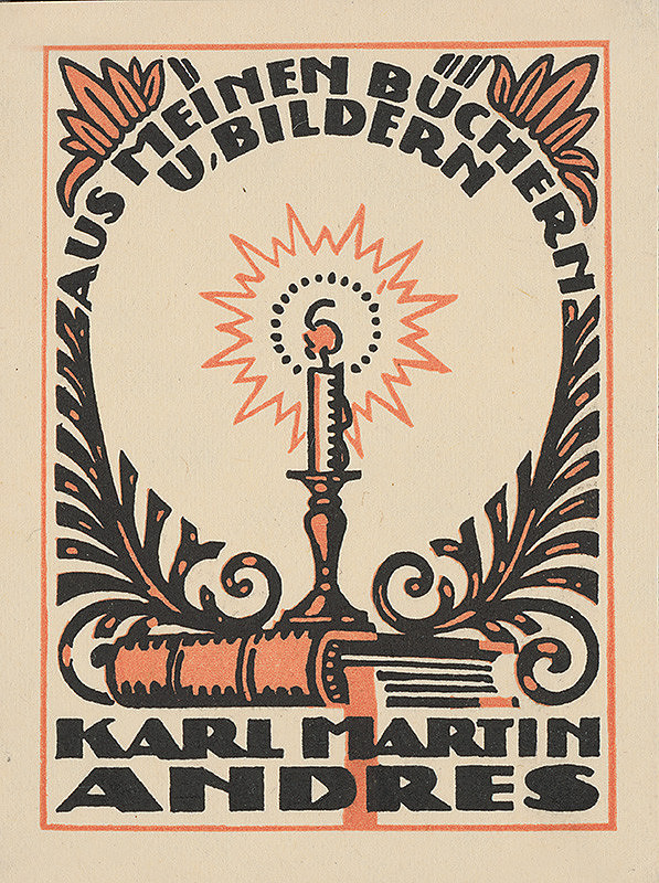 Stredoeurópsky grafik z 20. storočia – Ex libris Karl Martin Andres 