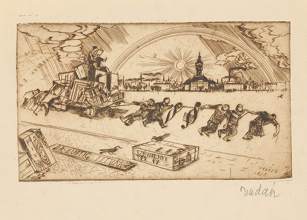 Endre Vadász – Ex libris Dr. Lustig István 