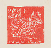 Endre Vadász – Ex libris Boros Pál 