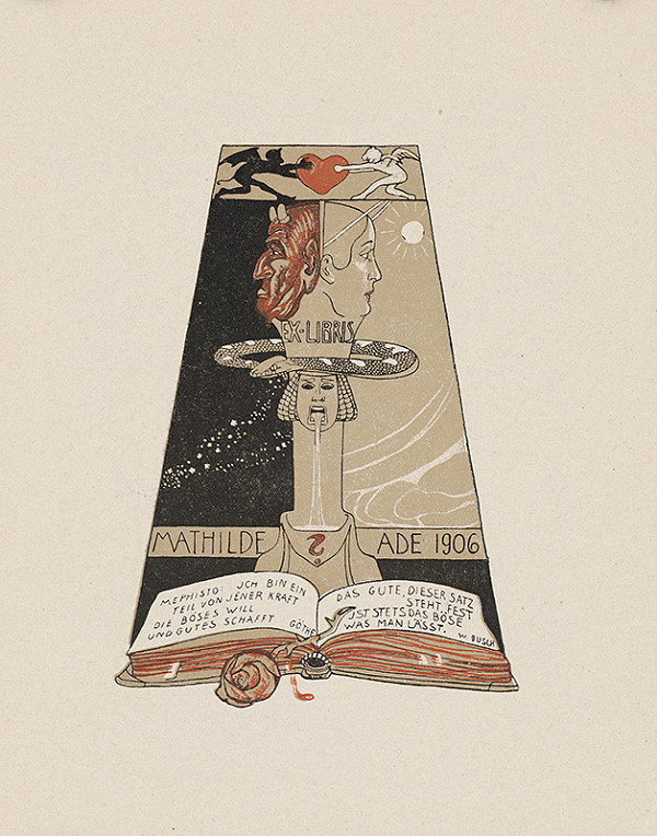 Mathilda Ade – Ex libris Mathilde Ade 