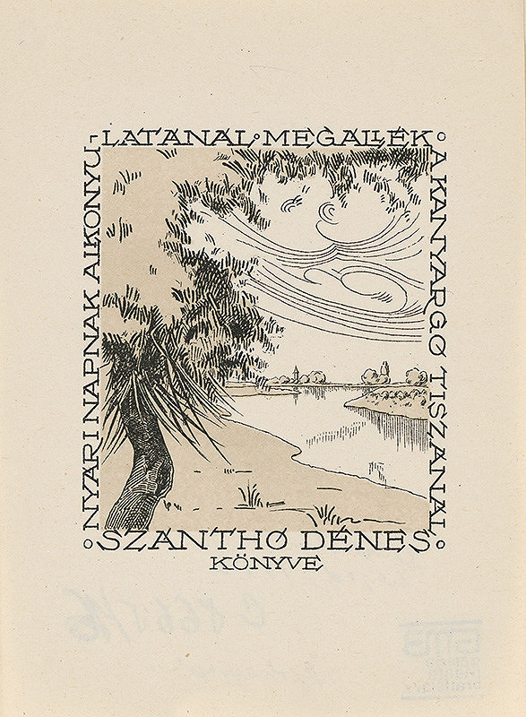 Stredoeurópsky grafik z 1. polovice 20. storočia – Ex libris 