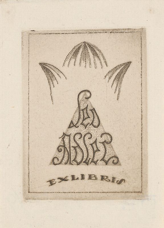 Stredoeurópsky grafik z 1. polovice 20. storočia – Ex libris 