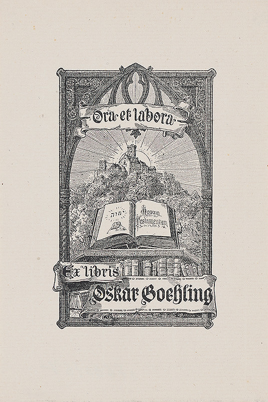 Stredoeurópsky grafik z 1. polovice 20. storočia – Ex libris Oskar Boehling 