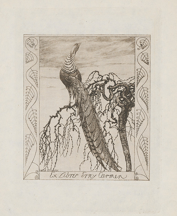 Josef Frank – Ex libris Erny Carmen 