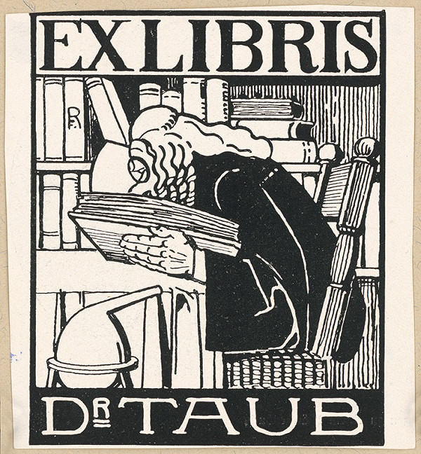 Stredoeurópsky grafik z 1. polovice 20. storočia – Ex libris Dr. Taub 