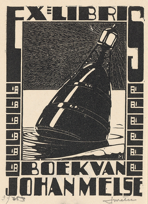 Stredoeurópsky grafik z 20. storočia – Ex libris Johan Melse 