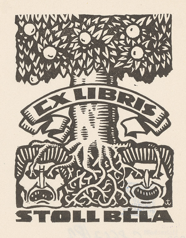 Stredoeurópsky grafik z 20. storočia – Ex libris Stoll Béla 