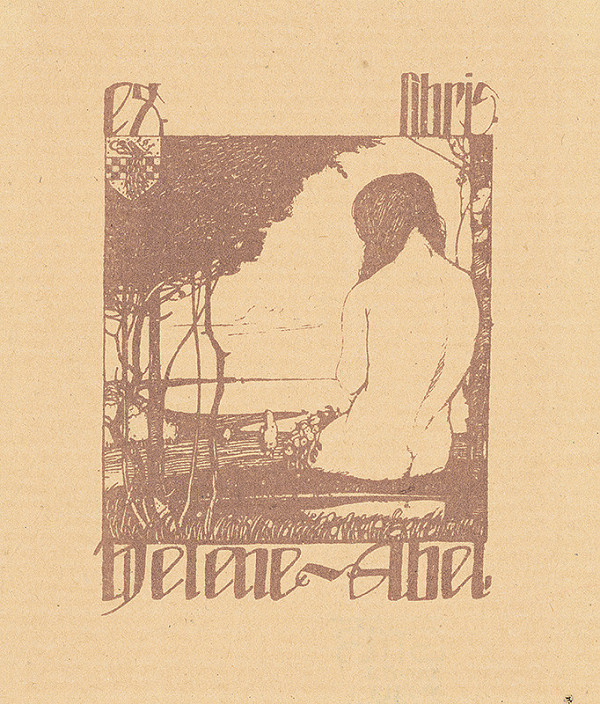 Stredoeurópsky grafik z 20. storočia – Ex libris Helene Abel 